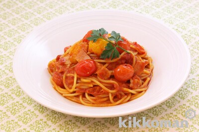 写真:トマト三昧パスタ