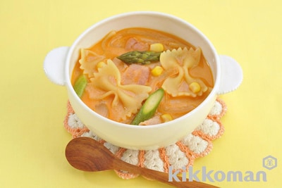 写真:トマトクリームパスタ