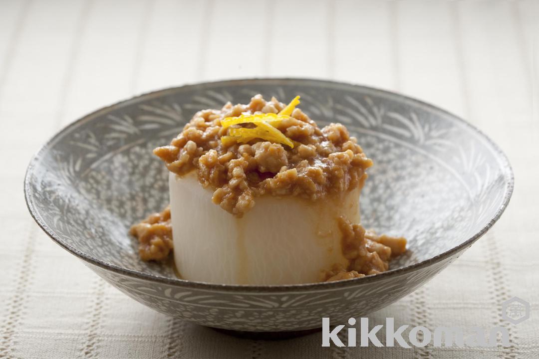 Photo: Simmered Daikon with Sweet Miso Sauce