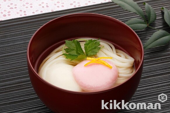 紅白力うどんのレシピ つくり方 キッコーマン ホームクッキング 紅白力うどんのレシピ つくり方 キッコーマン ホームクッキング