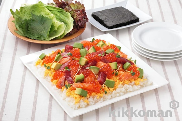 生しょうゆ漬けちらしのレシピ つくり方 キッコーマン ホームクッキング 生しょうゆ漬けちらしのレシピ つくり方 キッコーマン ホームクッキング