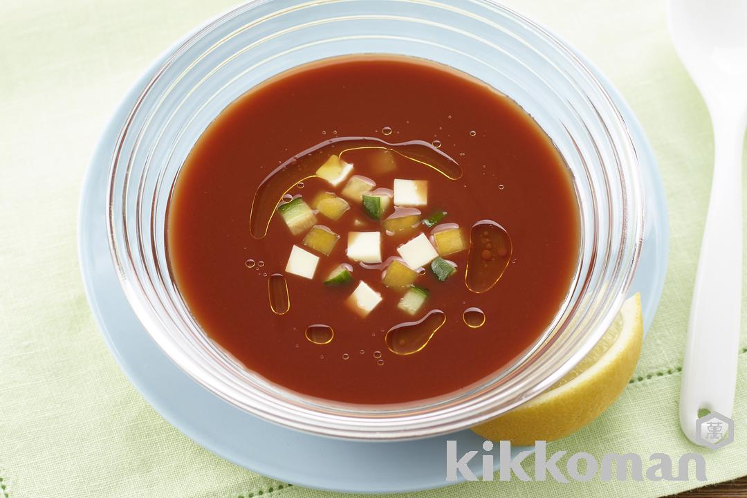 写真：簡単ガスパチョ風スープ