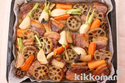 写真:豚と根菜のぎゅぎゅっと焼き