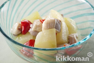 写真:とうがんと鶏肉のうま煮