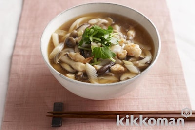 写真:海老そぼろあんかけうどん