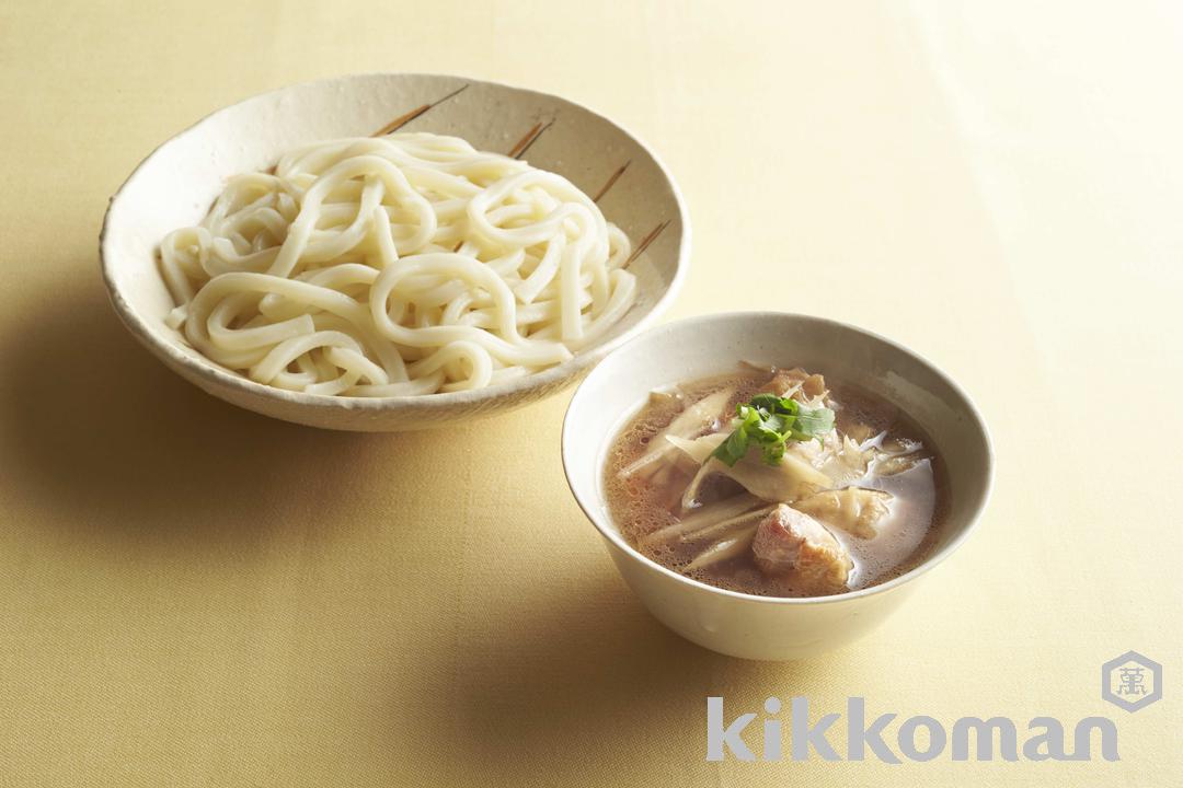 濃いだし鶏ごぼう汁 つけうどんのレシピ つくり方 キッコーマン ホームクッキング