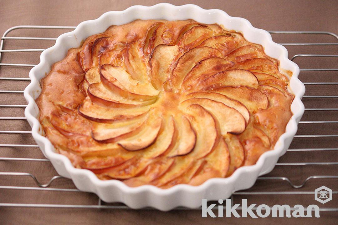 豆乳とりんごのクラフティのレシピ つくり方 キッコーマン ホームクッキング