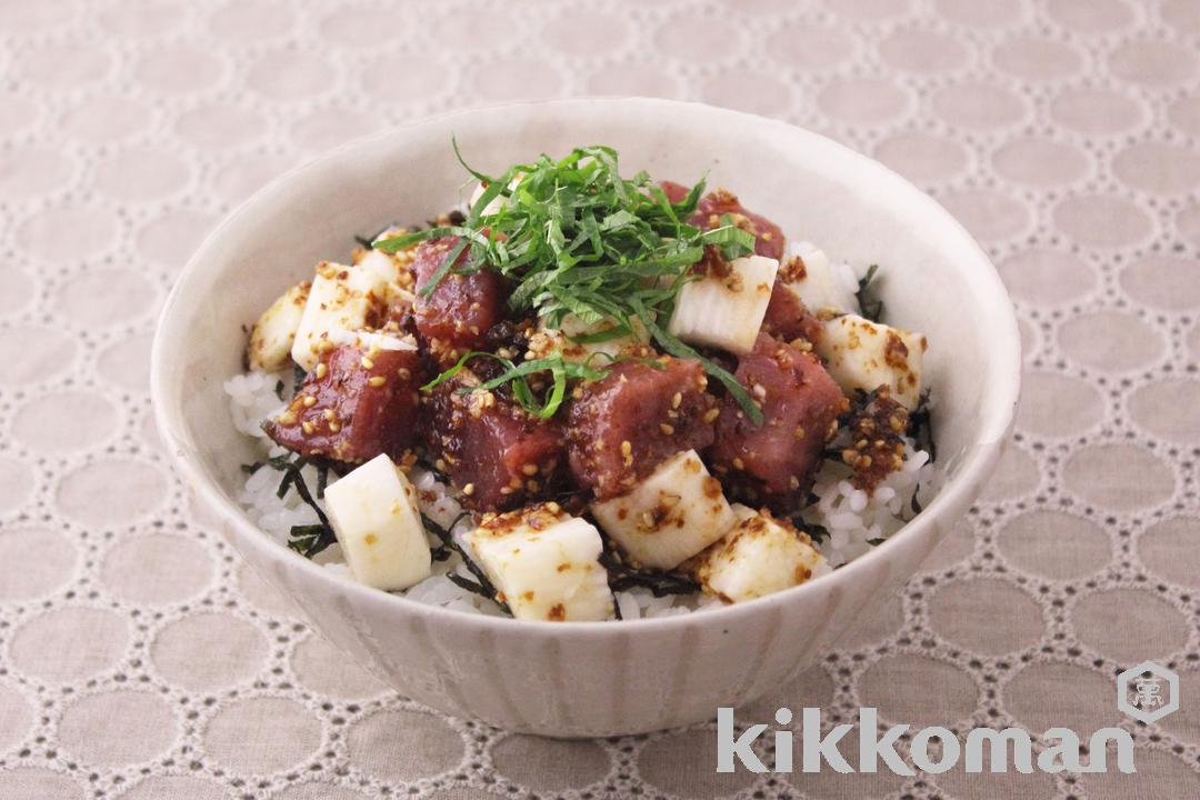 まぐろと長芋のサクサク丼