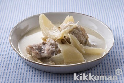 写真:鶏肉の豆乳シチュー