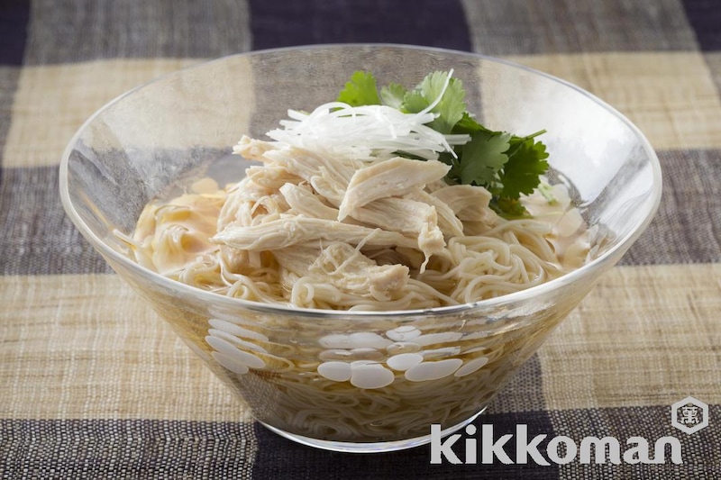 鶏肉フォー風そうめん