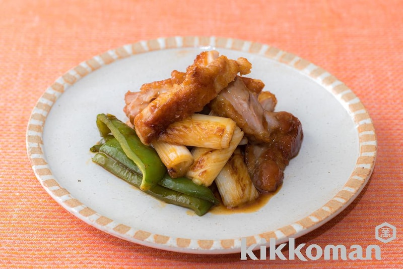 鶏のてり焼き【ねぎ・ピーマン】