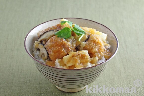 鶏のみぞれ丼のレシピ つくり方 キッコーマン ホームクッキング 鶏のみぞれ丼のレシピ つくり方 キッコーマン ホームクッキング