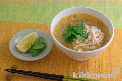 写真:ガパオ風スープ春雨(洋ごはんつくろアレンジ)