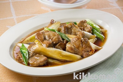 写真:豚肉とねぎのやわらか甘酢煮