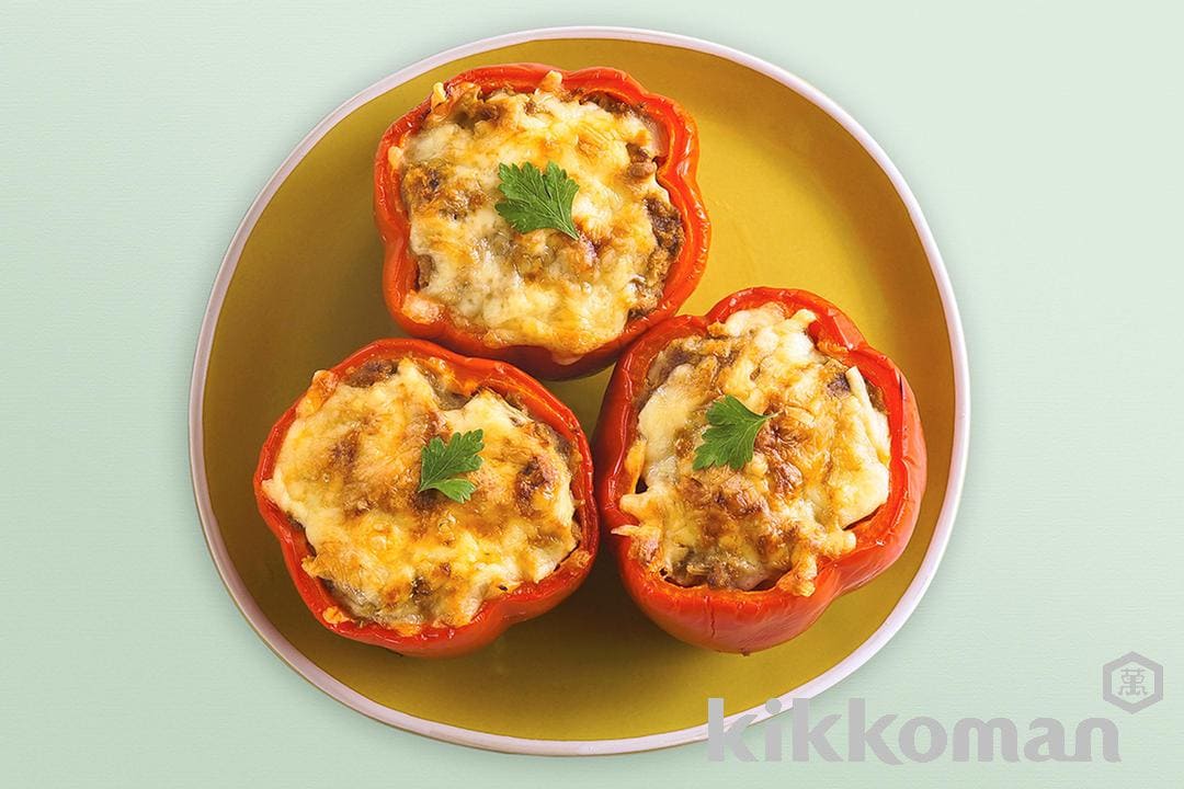 Photo: Meat-Stuffed Bell Peppers