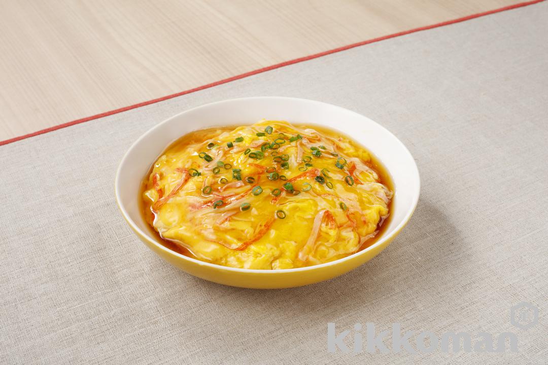 和風かにかま天津飯のレシピ つくり方 キッコーマン ホームクッキング