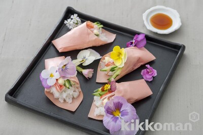 写真:SOYシートのブーケTEMAKI