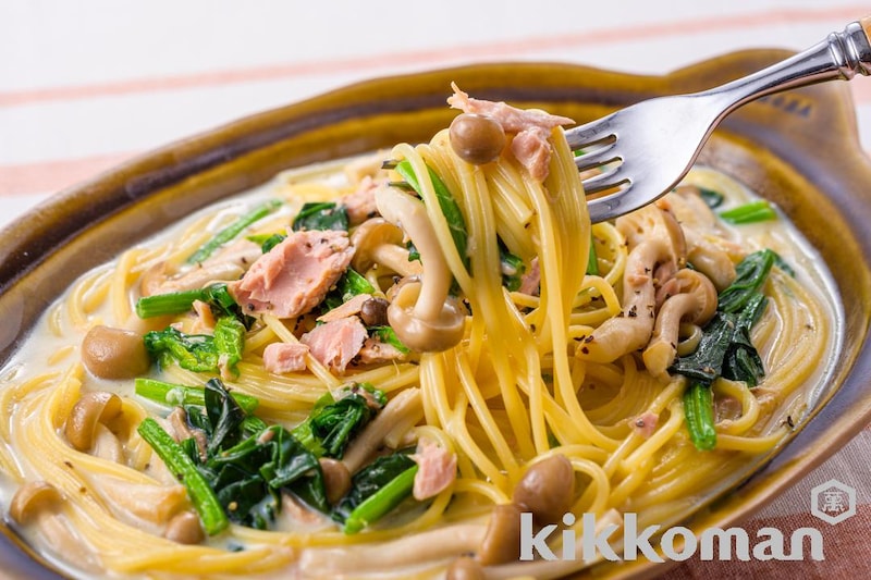 簡単!豆乳クリームパスタ