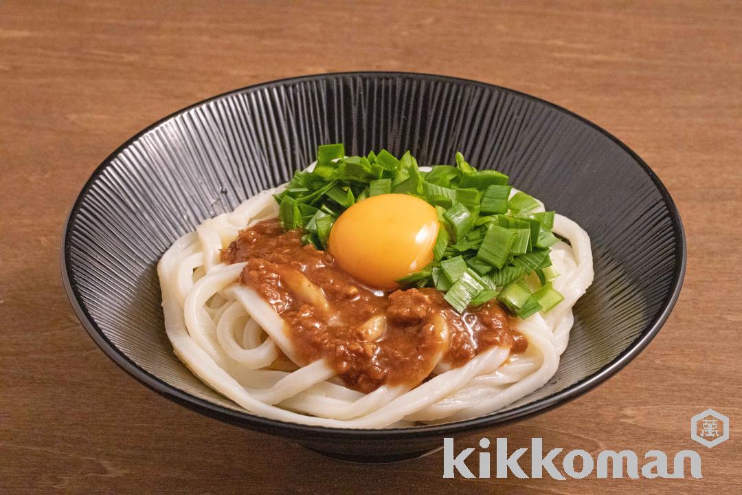 具麺で簡単 台湾まぜそば風うどんのレシピ つくり方 キッコーマン ホームクッキング