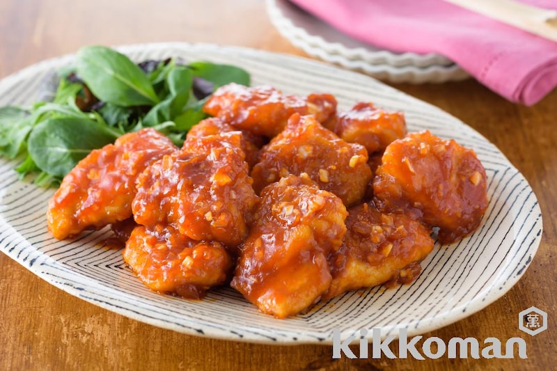 焼肉のたれで!鶏チリ