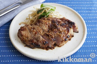 写真:豚ガリバタみりんステーキ