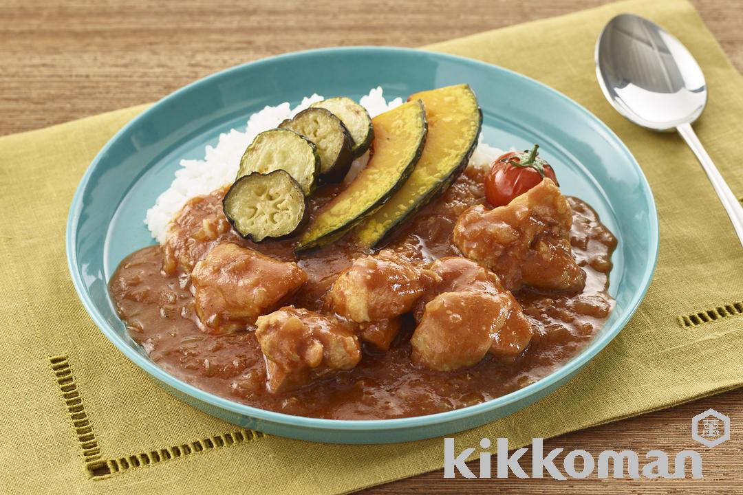 トマトバターチキンカレーのレシピ つくり方 キッコーマン ホームクッキング