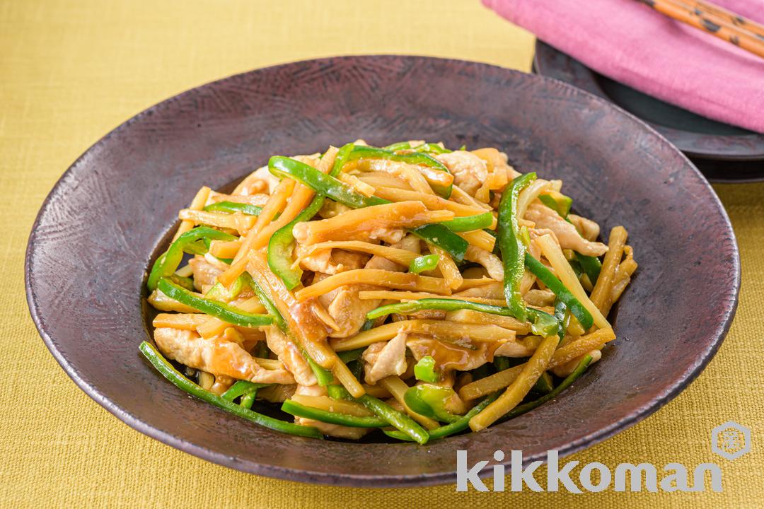 さっぱり中華！たっぷり食べたい♪ 鶏むね肉で！簡単チンジャオロース