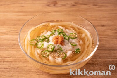 写真:冷かけねばねばうどん
