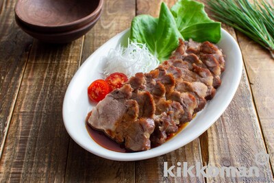写真:だし香る!煮豚(電子レンジおせち)