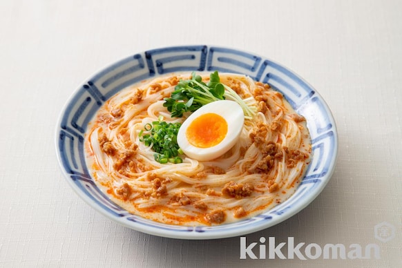具麺で簡単 豆乳担々そうめんのレシピ つくり方 キッコーマン ホームクッキング