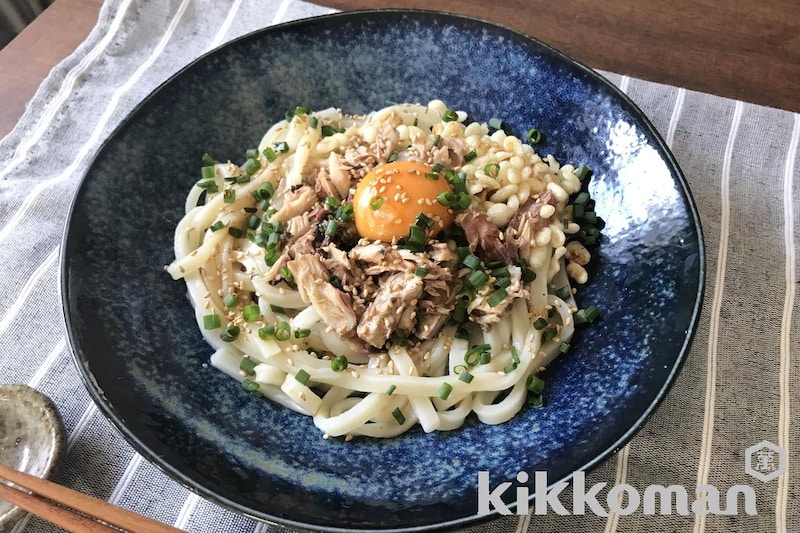 サバ缶だしたまぶっかけうどん(山本ゆりさん)