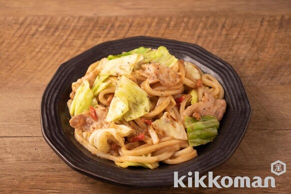 豚肉とキャベツのごま味噌うどんのレシピ つくり方 キッコーマン ホームクッキング