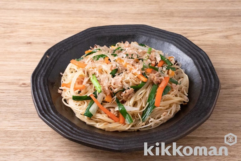 そうめんチャンプルーのレシピ つくり方 キッコーマン ホームクッキング