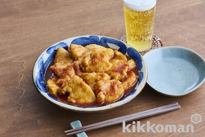 写真:鶏むね肉の香味トマトあんかけ(栗原心平さん)