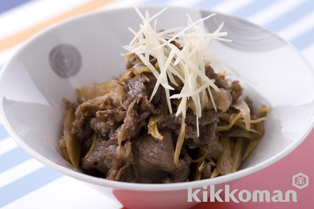Simmered Beef and Burdock Root