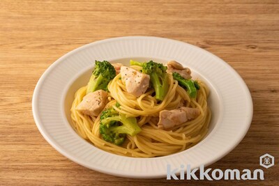 写真:たっぷりブロッコリーのペペロンチーノ
