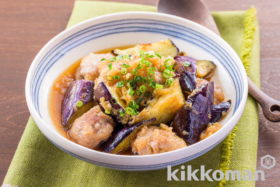 だし香る！豚肉となすのみぞれ煮【味付け簡単】