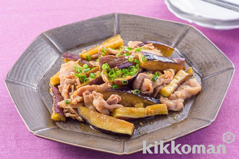 レンジで簡単!なすと豚肉のこくうま中華炒め