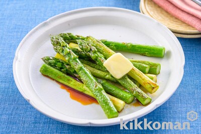 写真:アスパラのバターしょうゆソテー