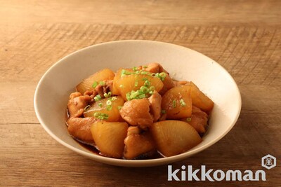 写真:すき焼のたれで簡単鶏大根