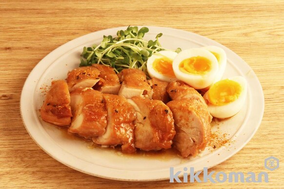 無敵漬け やわらか七味鶏ももチャーシューのレシピ つくり方 キッコーマン ホームクッキング