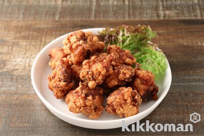 写真:焼肉のたれで!ガツンとにんにくから揚げ(日本唐揚協会共同開発)
