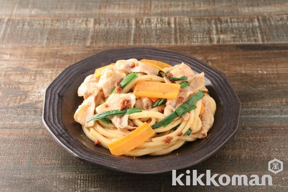 豚キムチうどん 具鍋使用 のレシピ つくり方 キッコーマン ホームクッキング