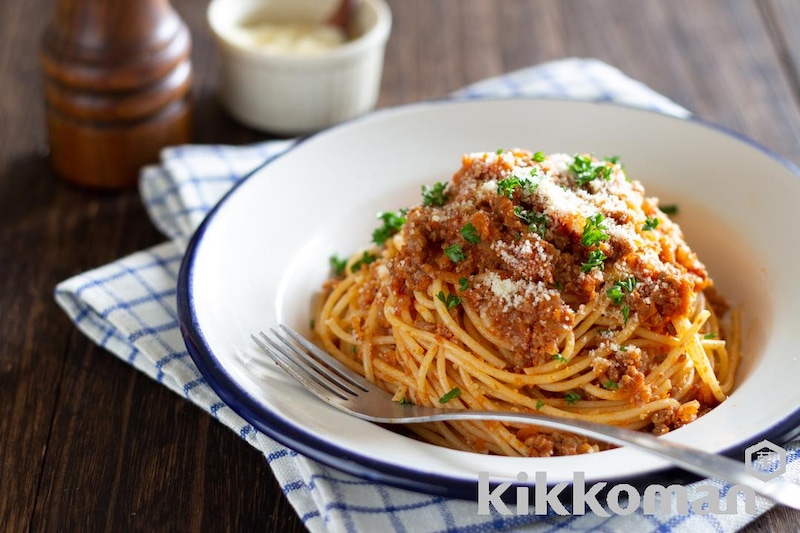 コクうま!濃厚ミートソースのスパゲティ