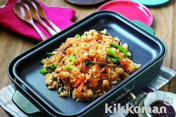 ホットプレートでつくる 石焼風ビビンバのレシピ つくり方 キッコーマン ホームクッキング