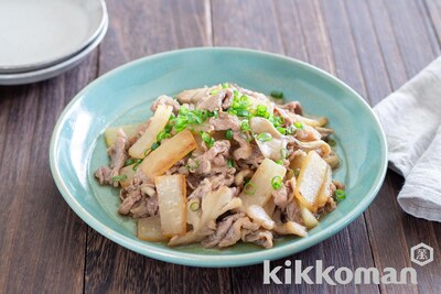 写真:牛肉と大根の香り炒め