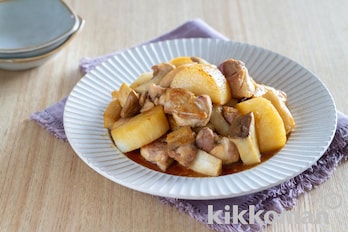 長芋と鶏肉の香ばしソテーのレシピ つくり方 キッコーマン ホームクッキング