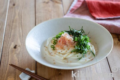写真:明太豆乳だしうどん