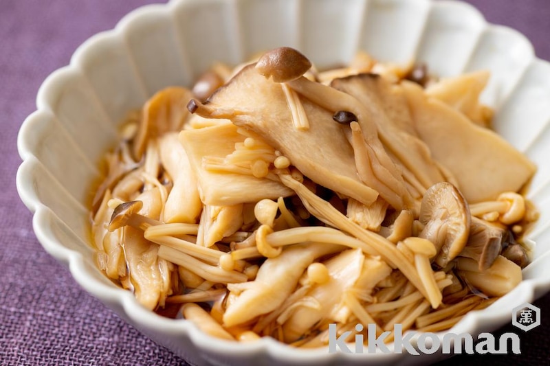 レンジで!きのこのしぼ生漬け【味つけは生しょうゆだけ】