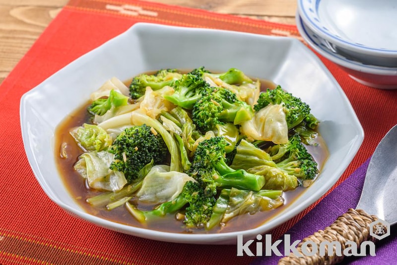 野菜がたっぷり食べられる!ブロッコリーとキャベツのうま煮